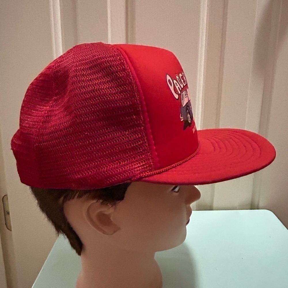 Vintage Pacer Racer Double Snapback Mesh Trucker Hat - Picture 6 of 10